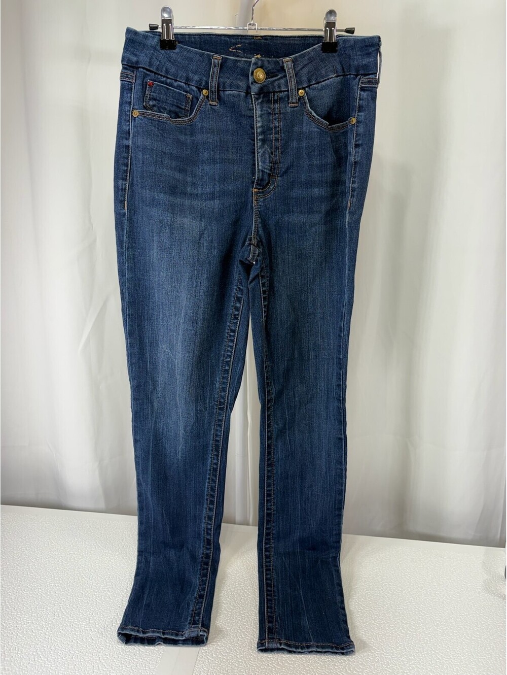 Seven7 Women's Dark Blue Denim Jeans Size 10 244D